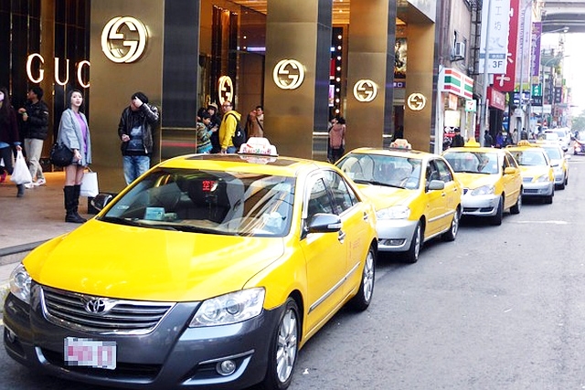 台北のタクシー