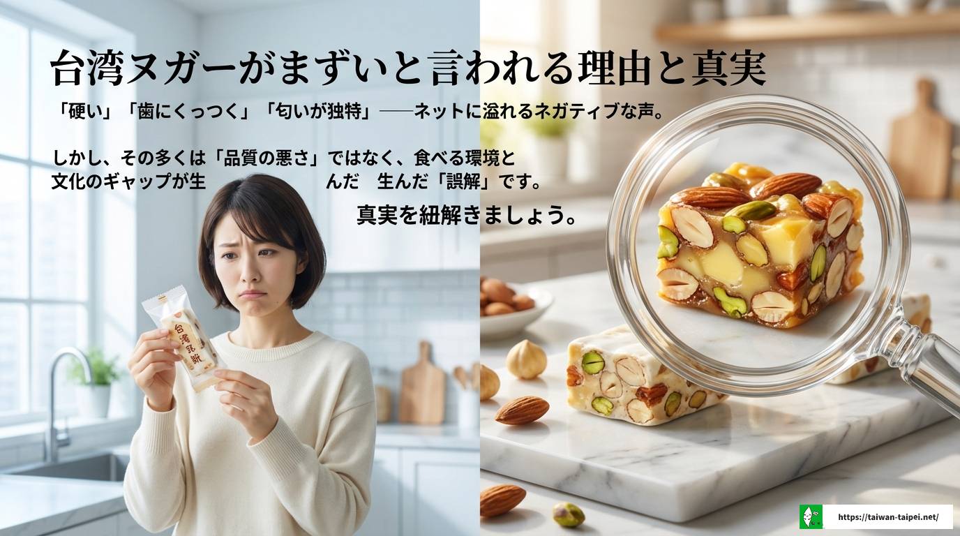 台湾ヌガーがまずいと誤解される理由！美味しい食べ方も紹介