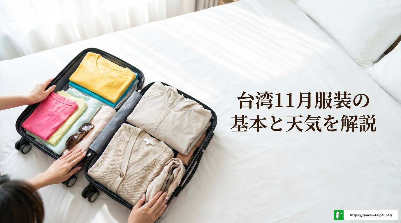 台湾11月服装の正解とは？気温や天気に合わせた男女別コーデ