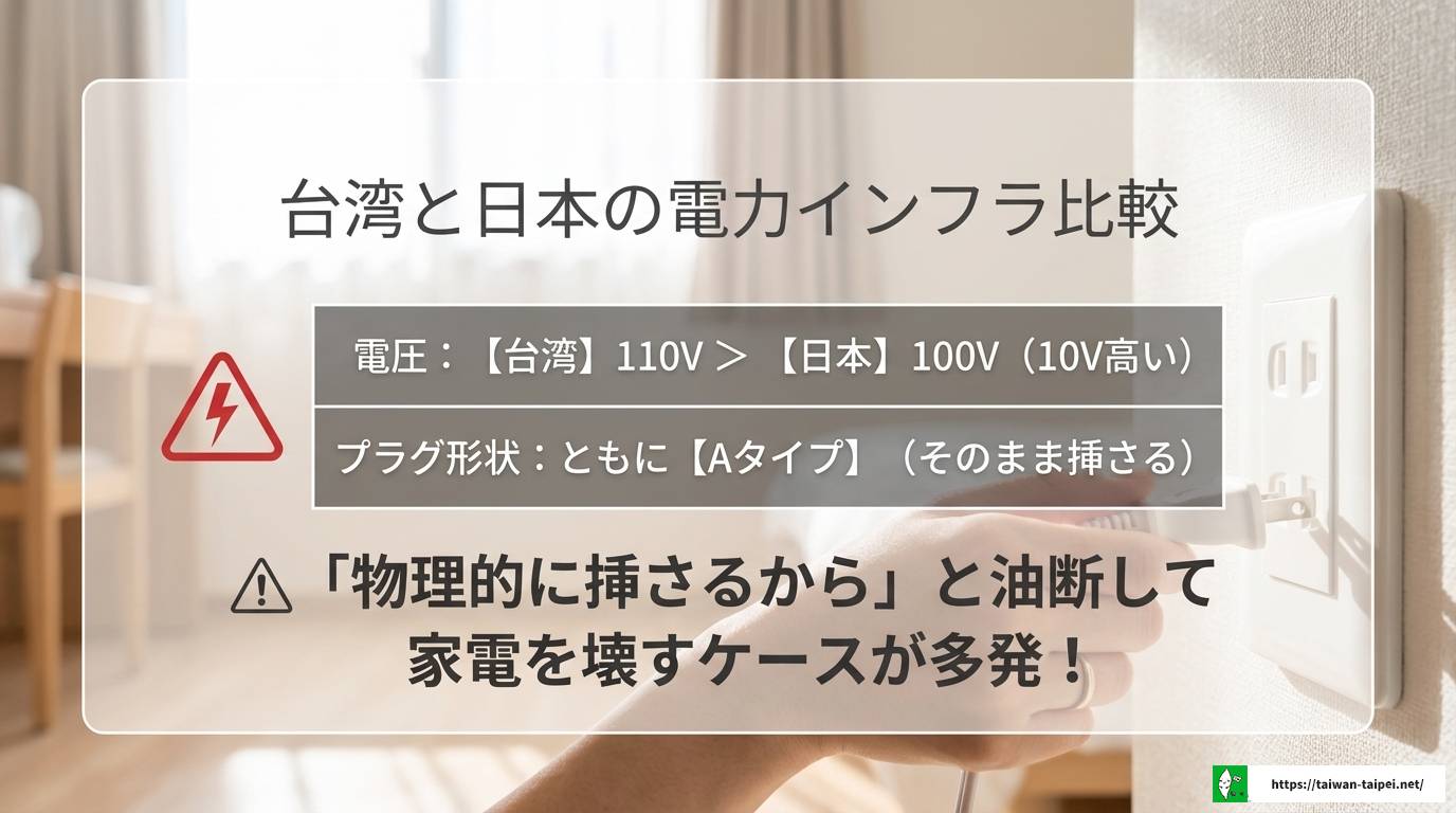 台湾に変圧器は持っていくべき？失敗しない選び方と注意点を解説