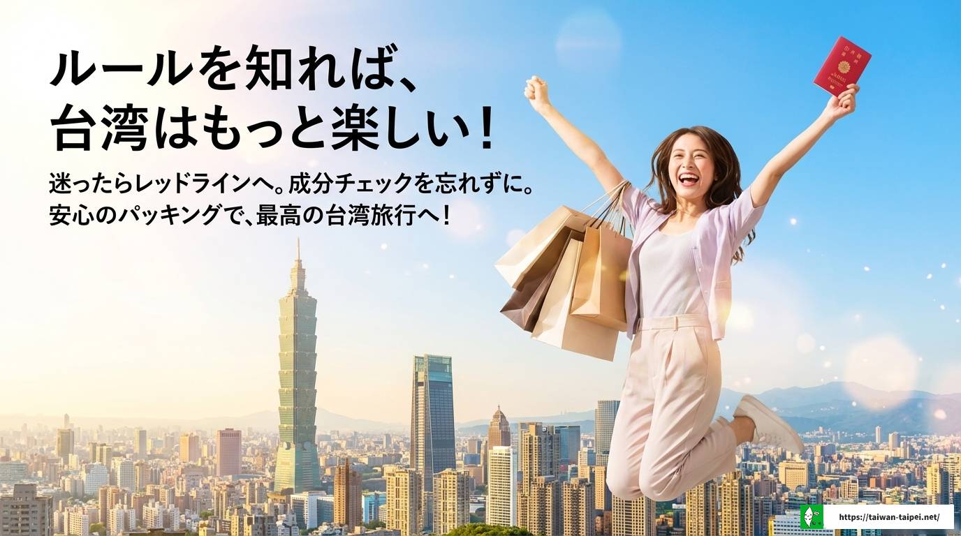 台湾の持ち込み禁止なお菓子を徹底解説!没収や罰金を防ぐ方法