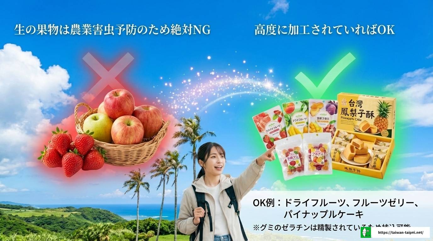 台湾の持ち込み禁止なお菓子を徹底解説!没収や罰金を防ぐ方法
