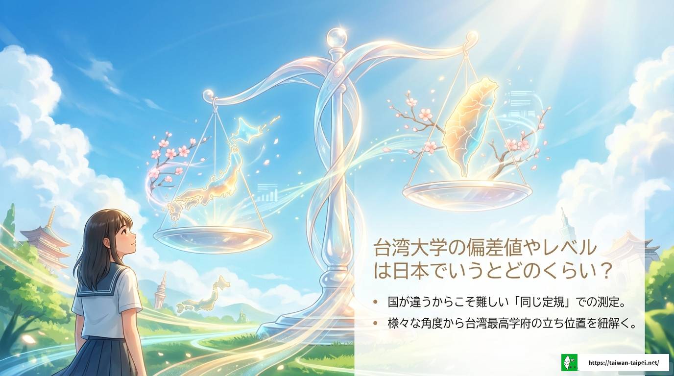 台湾大学の偏差値は?日本の大学とのレベル比較と留学のリアル