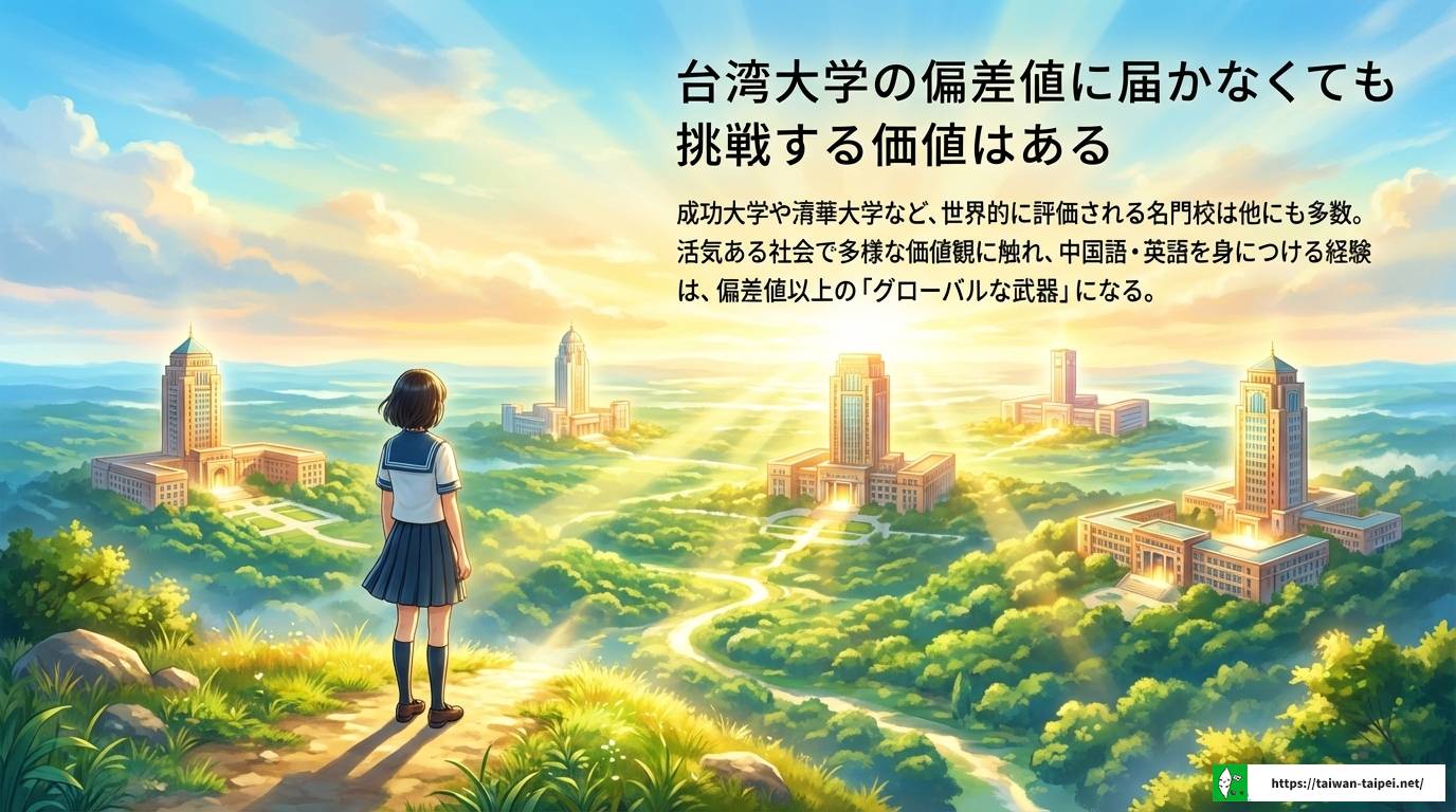 台湾大学の偏差値は?日本の大学とのレベル比較と留学のリアル