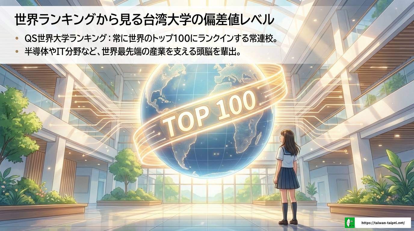 台湾大学の偏差値は?日本の大学とのレベル比較と留学のリアル