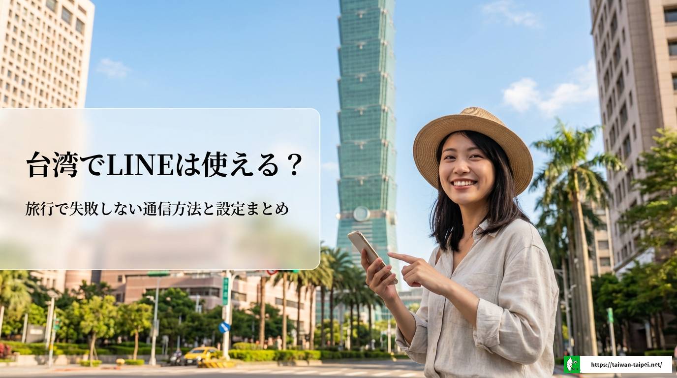 台湾でlineは使える？旅行で失敗しない通信方法と設定まとめ