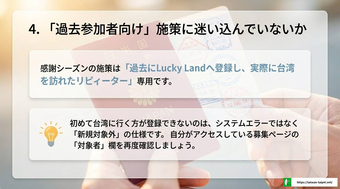台湾キャンペーン登録できない原因と対処法を徹底解説