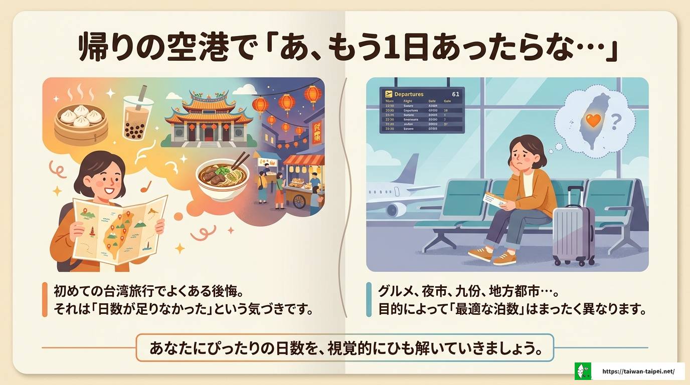 台湾旅行は何泊がベスト？目的別おすすめ日数と完全プラン