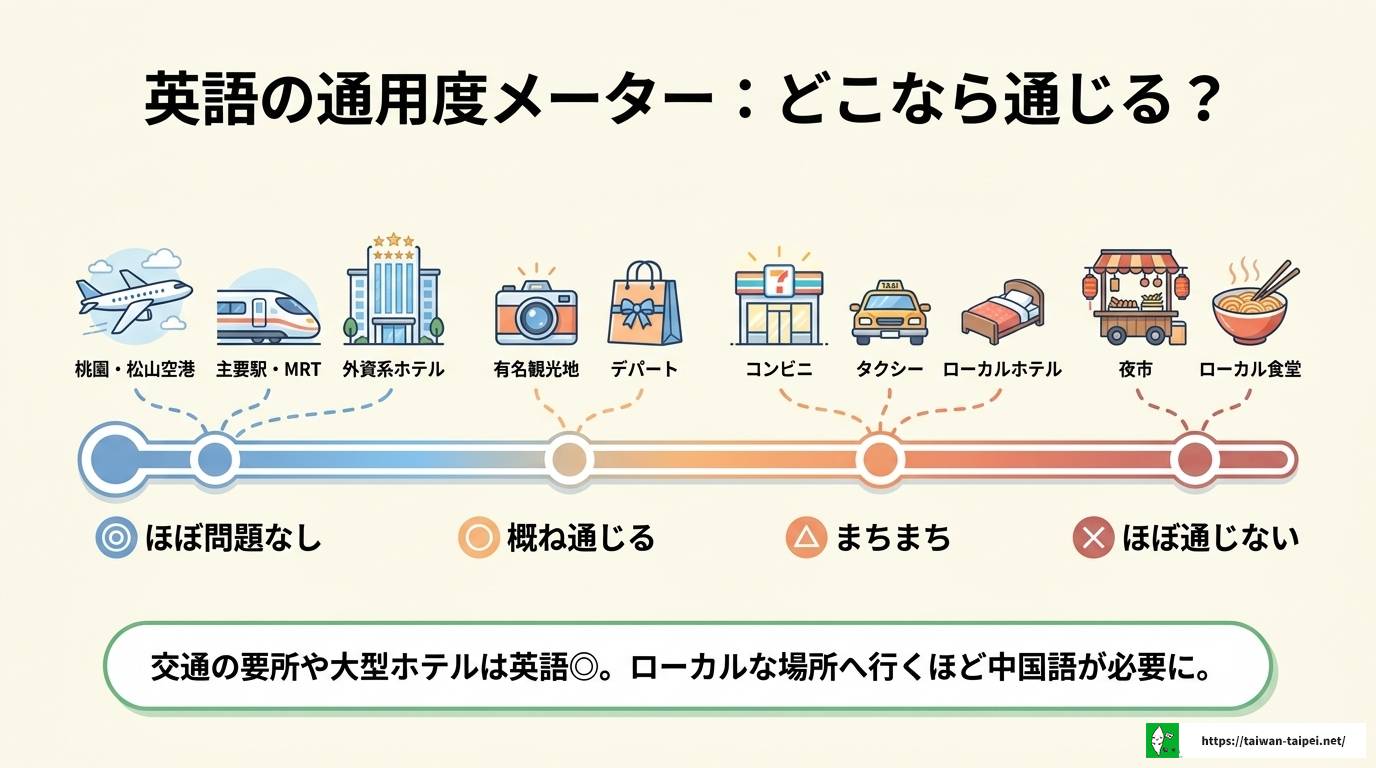 台湾旅行で英語は通じる？場所別の通用度と現地コミュニケーション術
