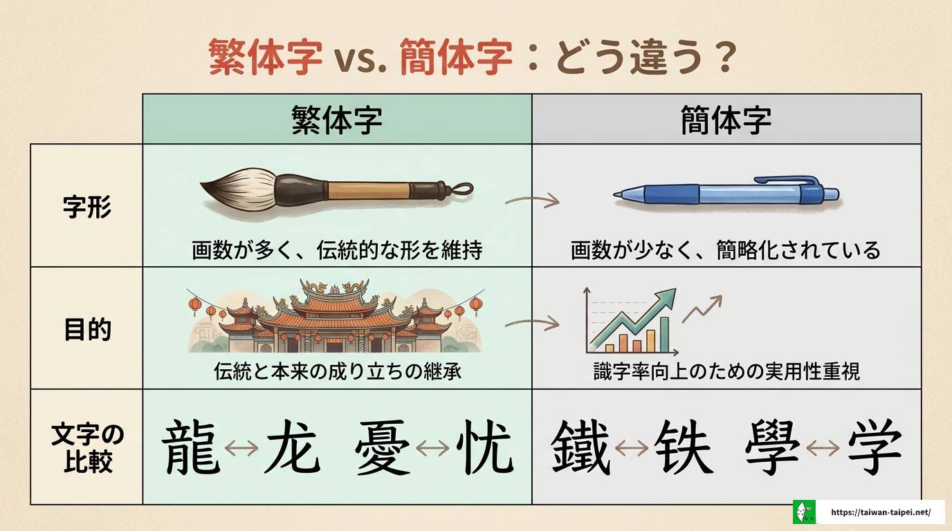 台湾の繁体字とは？特徴・学習法・文化的意味を解説