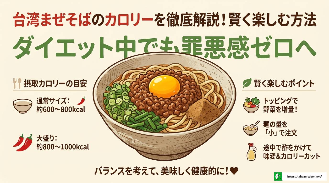 台湾まぜそばのカロリーを徹底解説！賢く楽しむ方法