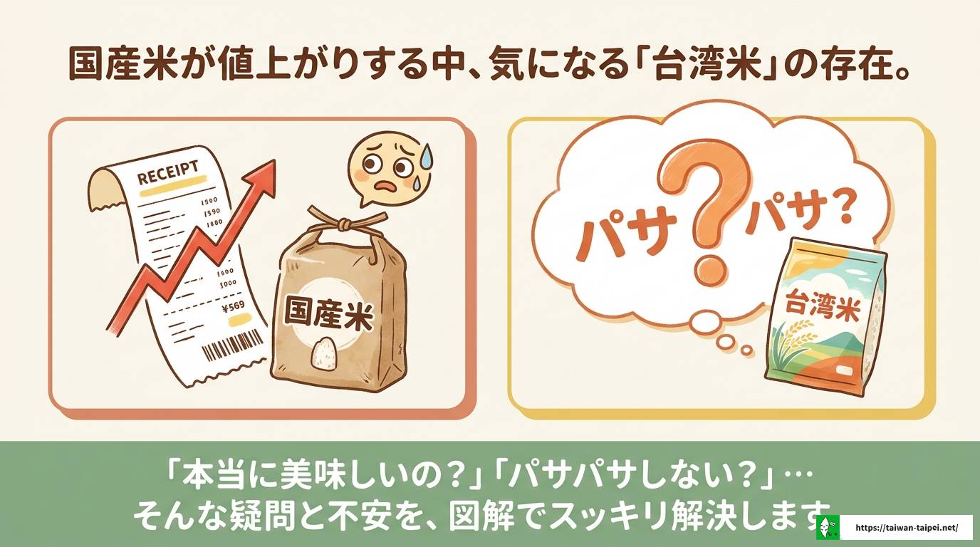 台湾米の味はまずい？日本米との違いと美味しく食べる方法