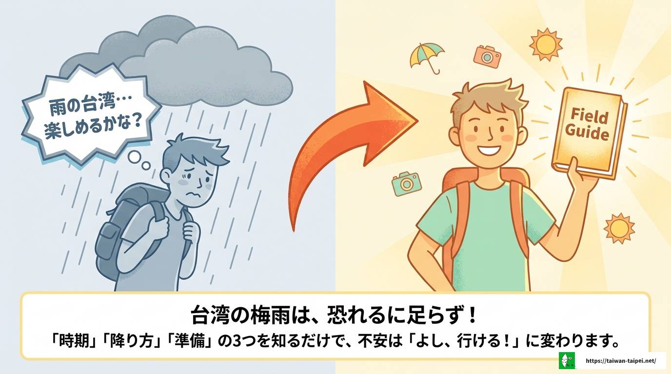 台湾の梅雨入り時期はいつ?旅行前に知りたい完全ガイド