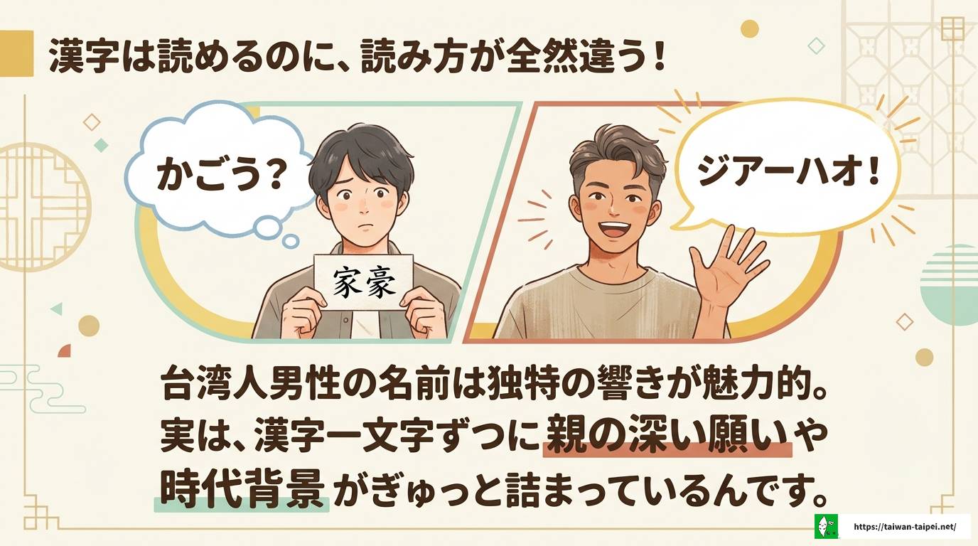 台湾の男性の名前ランキングと意味・由来を徹底解説