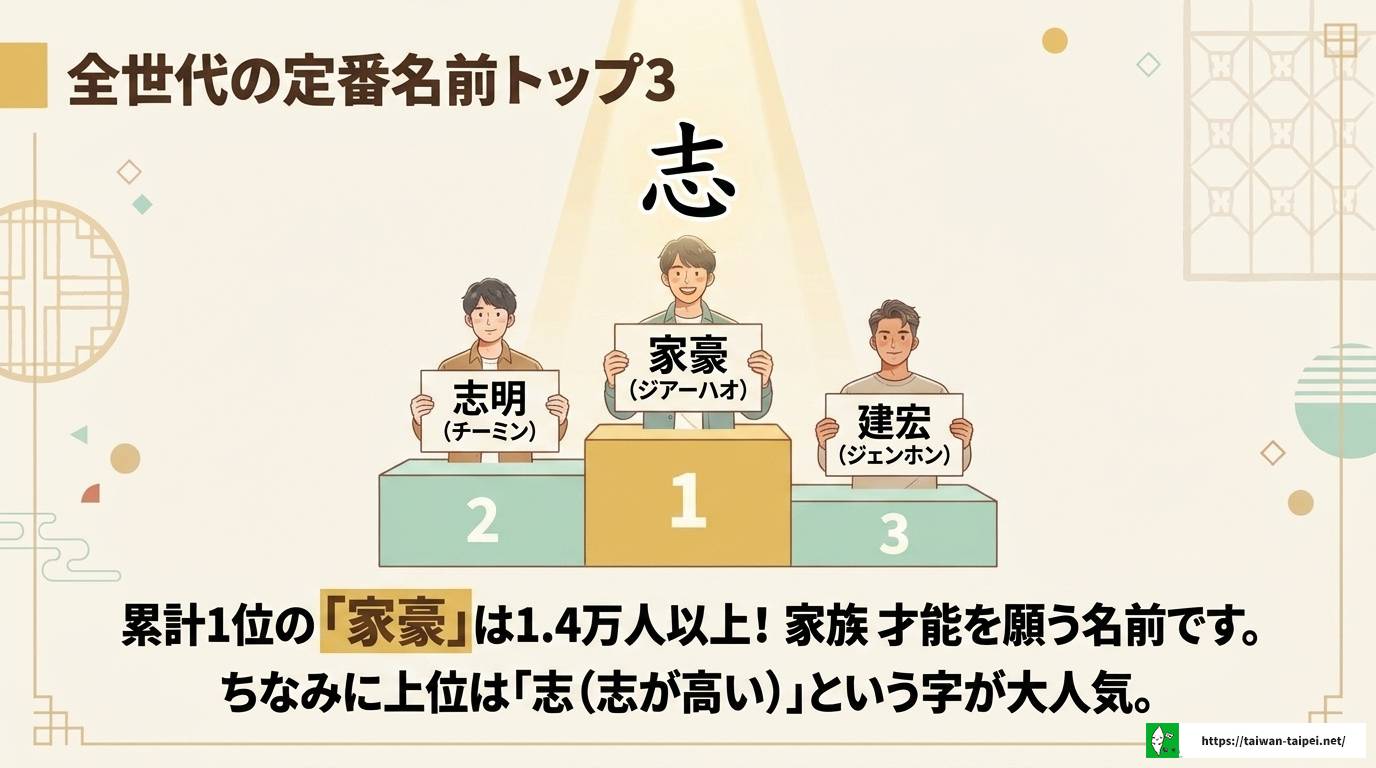 台湾の男性の名前ランキングと意味・由来を徹底解説