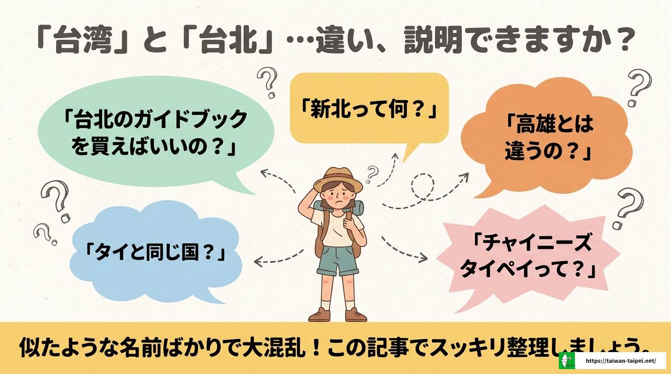 台湾と台北の違いを徹底解説!基本情報から観光まで完全ガイド