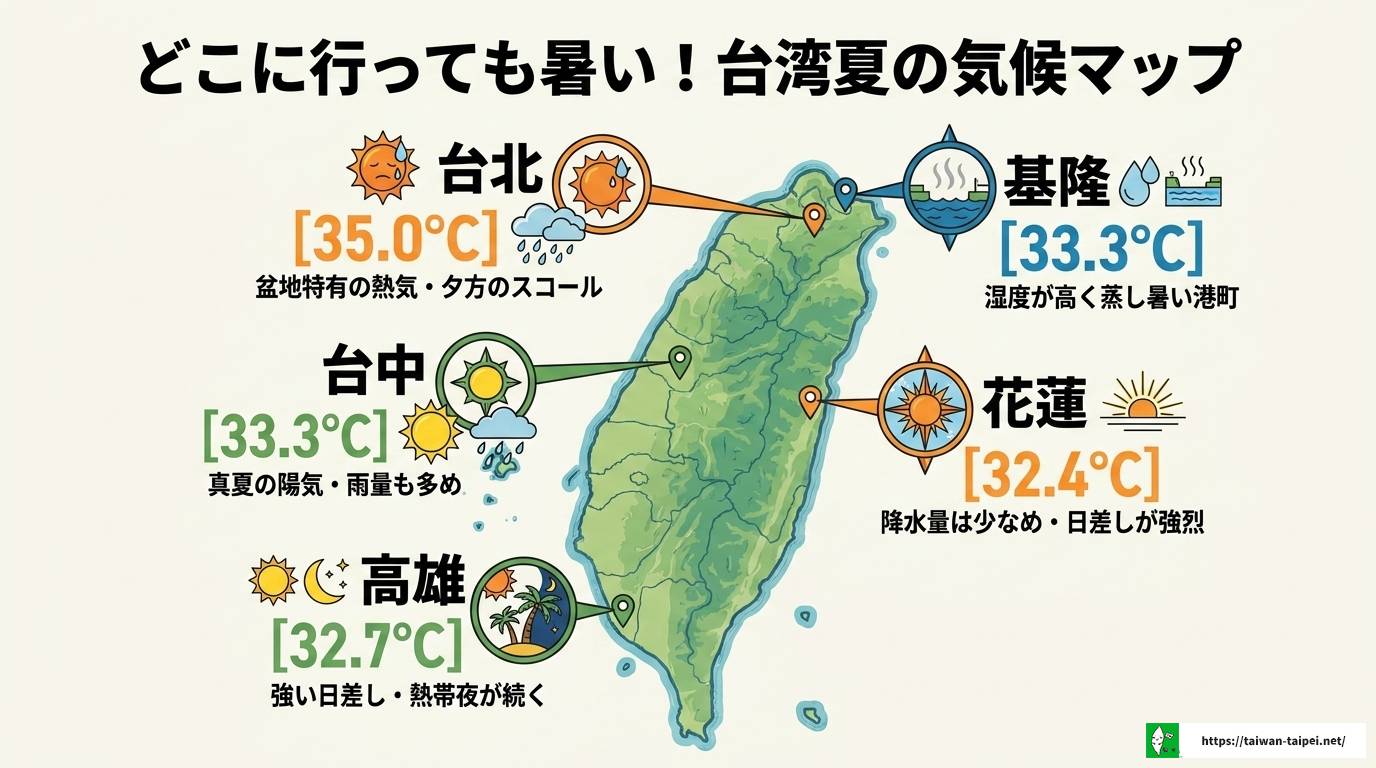 台湾7月旅行完全ガイド|気温・服装・台風対策とマンゴー旬情報