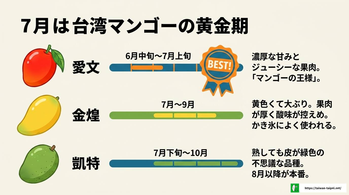 台湾7月旅行完全ガイド|気温・服装・台風対策とマンゴー旬情報
