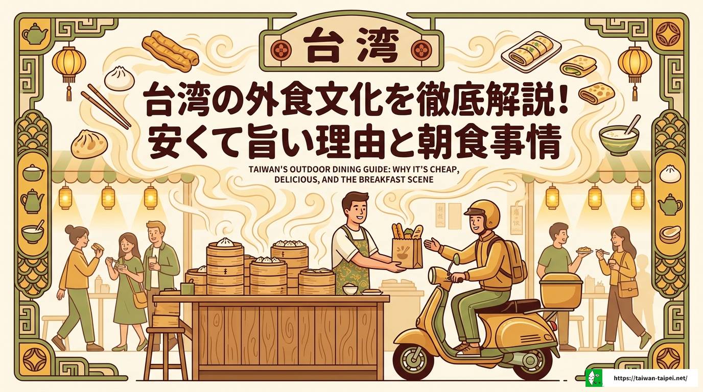台湾の外食文化を徹底解説！安くて旨い理由と朝食事情