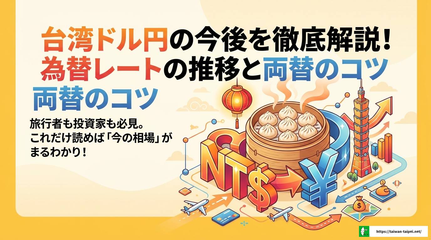 台湾ドル円の今後を徹底解説！為替レートの推移と両替のコツ
