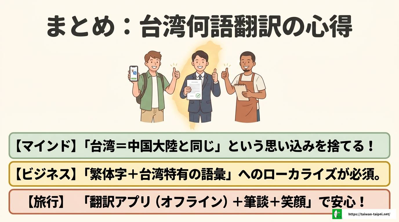 台湾は何語を話す?翻訳前に知っておきたい繁体字と中国語の違い