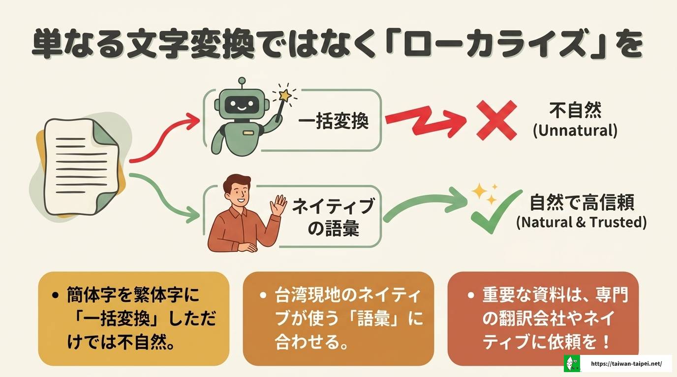 台湾は何語を話す?翻訳前に知っておきたい繁体字と中国語の違い