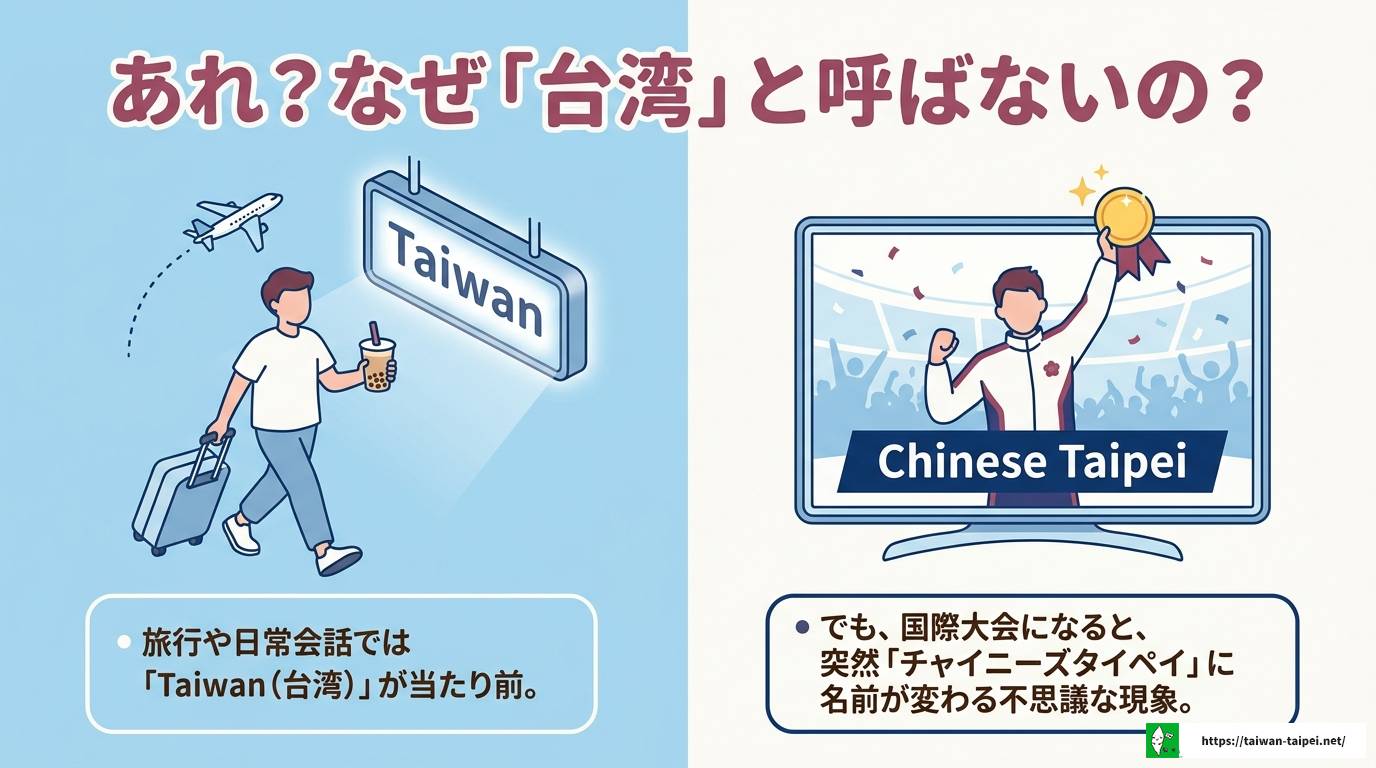台湾の英語はなぜチャイニーズタイペイ?呼称の理由と背景を解説